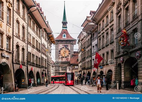 Astronomical Zytglogge Clock Tower In Old Town Of Bern, Switzerland ...