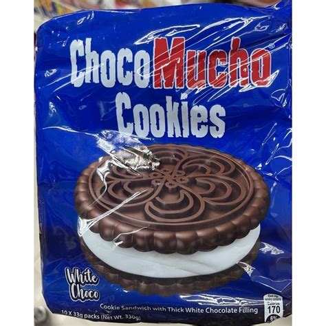 Choco Mucho Cookies White Choco 10 x 33 grams | Shopee Philippines