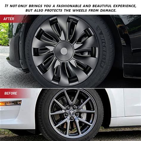 EVBASE Tesla Model 3 Wheel Cover 18 inch Induction Hubcaps for Tesla 2 - EVBASE-Premium EV&Tesla ...