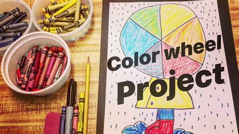 Color Wheel Art PROJECT - Step by Step TUTORIAL- Really EASY for kids ...