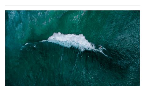 One With Waves • Ocean Landscape Aerial Photography :: Behance