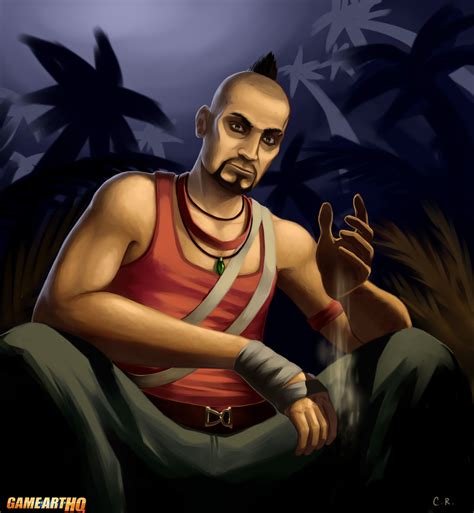 Vaas Montenegro the crazy villain from Far Cry 3 | Game-Art-HQ