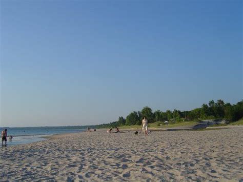 Tiny Beach! This beach in the Towship of Tiny is anything but small. Yet it manages to avoid ...