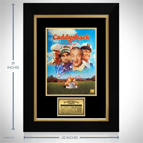 Caddyshack // Cast Signed Mini Poster // Custom Frame - Sports ...