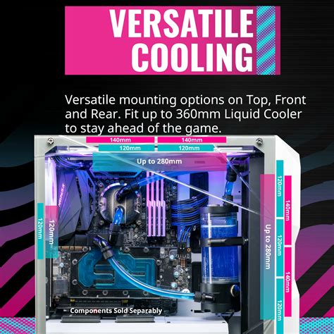 Buy Cooler Master MasterBox TD500 Mesh White Airflow ATX Mid-Tower with Polygonal Mesh Front ...