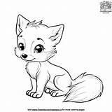 Cute Baby Fox Coloring Pages Delight For Little Ones sketch template
