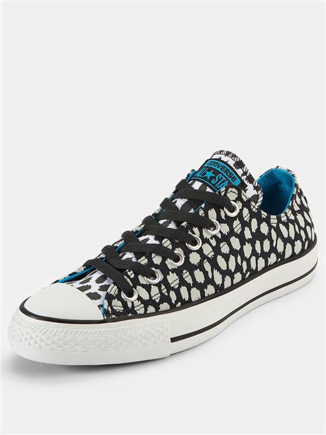 Converse Converse Chuck Taylor All Star Ox Animal Print Plimsolls in ...