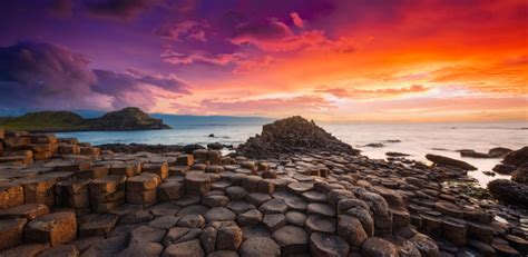 1024x500 Resolution The Giant's Causeway Northern Ireland HD Sunset 1024x500 Resolution ...