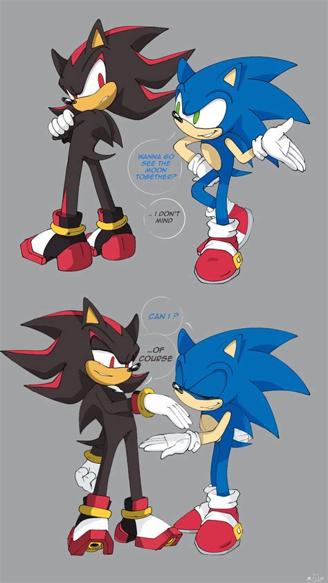 aj | Sonic and shadow, Sonic funny, Sonic fan art