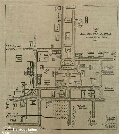 Texas Am University Campus Map