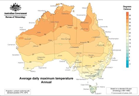 Climate Maps of Australia | Truganina Weather