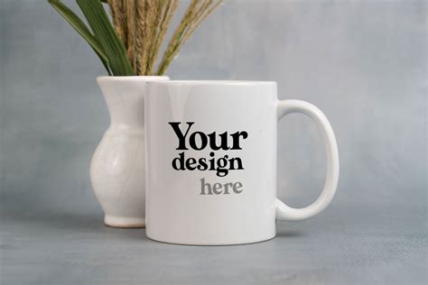 White Coffee Mug Mockup Sublimation Graphic by moderneone · Creative ...