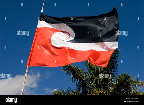 maori flag Stock Photo - Alamy