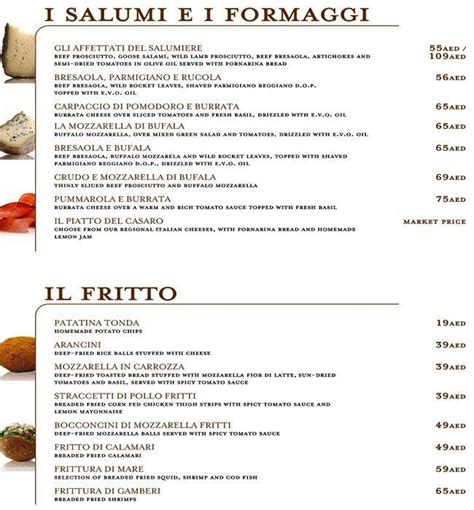 Eataly Menu, Menu for Eataly, Downtown Dubai, Dubai - Zomato