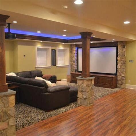 small basement man cave ideas #smallbasementconversion | Basement ...