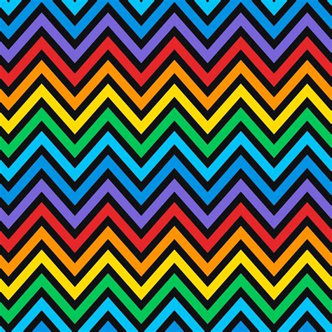 Seamless colorful zig zag pattern vector | free image by rawpixel.com ...