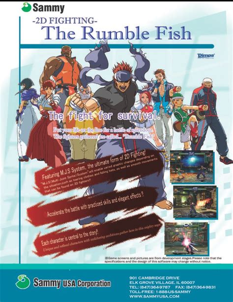 The Rumble Fish (Arcade / PS2) - Box Artwork