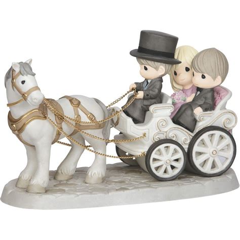 Precious Moments Couple In Carriage With Horse And Driver Delux | Precious moments, Precious, In ...