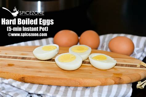 Hard Boiled Eggs | How to boil eggs in 5 minutes using Instant Pot? - Spice Zone