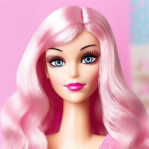 Premium AI Image | Barbie doll with pink colors