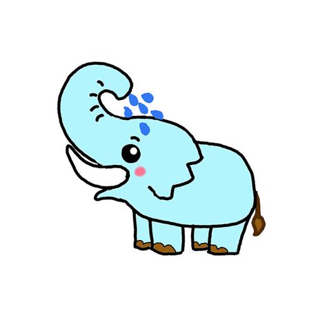 How To Draw A Elephant Art For Kids Hub