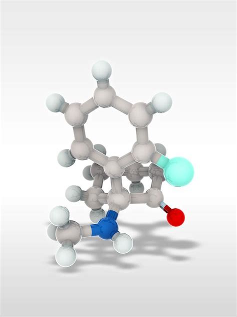 Ketamine drug, molecular model Photograph by Science Photo Library - Pixels