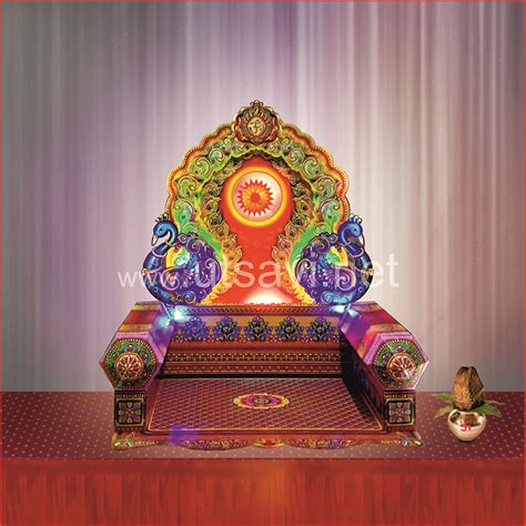 Utsavi Mayurasan | Buy Mayurasan Decoration Online. | utsavi