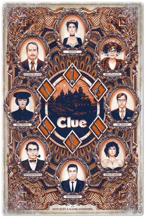 Pin by Cayla Kolbusz on Art | Clue movie, Movie art, Movies