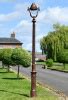 3m Antique Gold Gothic Cast Iron Victorian Lamp Post