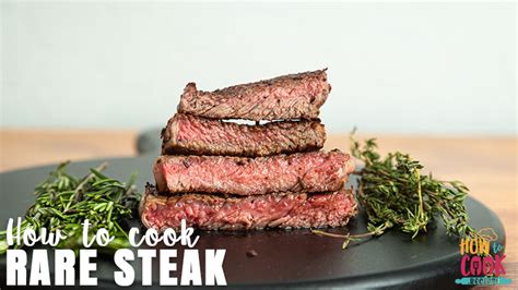 The Perfect RARE Steak Recipe (Video!) | How To Cook.Recipes