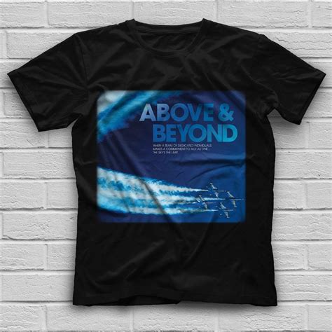 Above and Beyond Black Unisex T-Shirt | Shirts, T shirt, Tee shirts