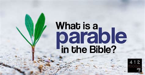 Parables are little stories used as teaching tools. Jesus used parables ...