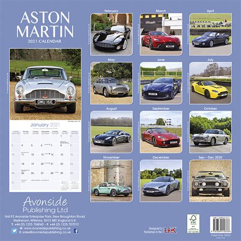 Aston Martin - Wall Calendars 2021 | Buy at Abposters.com