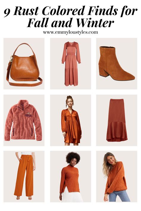 9 Rust Colored Finds for Fall and Winter - Emmy Lou Styles