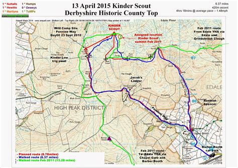 Peak Bagging and Long Distance Walking in the UK and Spain: Kinder Scout - Derbyshireshire ...