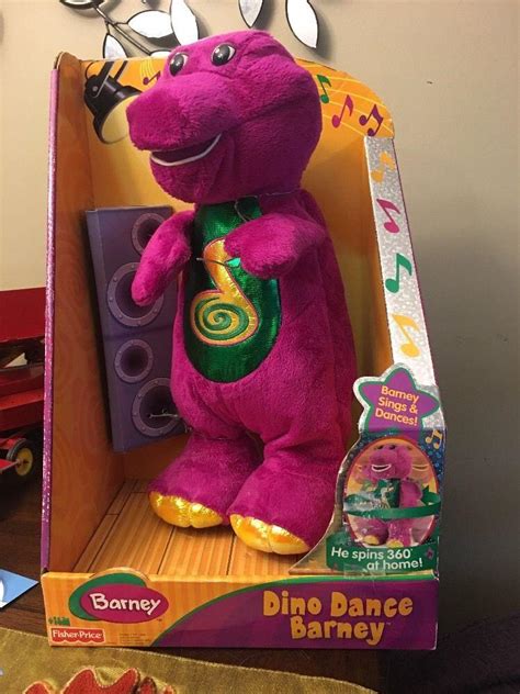 New Barney Dino Dance * Talking Dancing Interactive Plush Doll Fisher ...