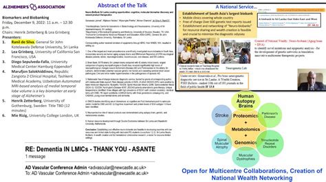 BRAIN AGING AND DEMENTIA IN LMICs 2022 BY PROF. RANIL DE SILVA – General Sir John Kotelawala ...