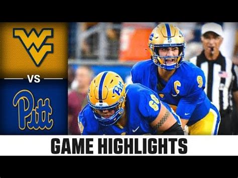 West Virginia vs. Pitt Football Highlights (2022) - YouTube