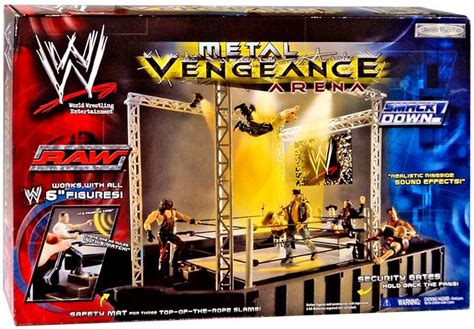 WWE Wrestling Metal Vengeance Arena Action Figure Playset Mattel Toys ...