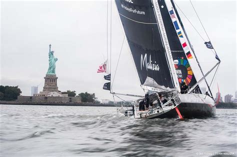 Greta Thunberg arrives in New York after 14 days crossing the Atlantic aboard Malizia II