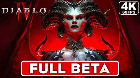 DIABLO 4 Gameplay Walkthrough Part 1 FULL BETA [4K 60FPS PC ULTRA] – No ...