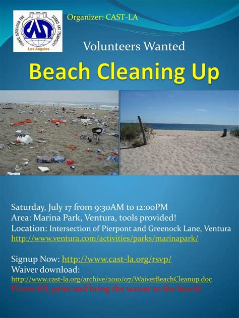 PPT - Beach Cleaning Up PowerPoint Presentation, free download - ID:5787820