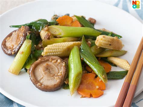 Stir-fried Leeks with Vegetables Recipe