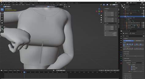 animation - Adding zipper to animated character with clothes - Blender ...