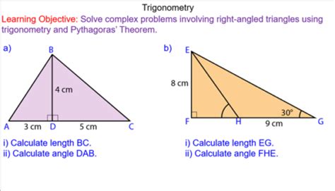 Trigonometry - Area of Triangles