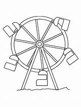 Ferris Wheel Coloring Pages Printable sketch template