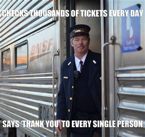 thank you | Funny pictures, Train conductor, Faith in humanity restored