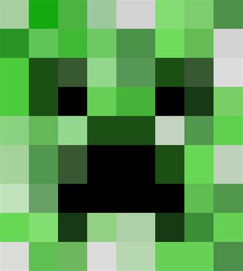 Creeper Face Minecraft Pixel Art Creeper Face Minecraft Logo