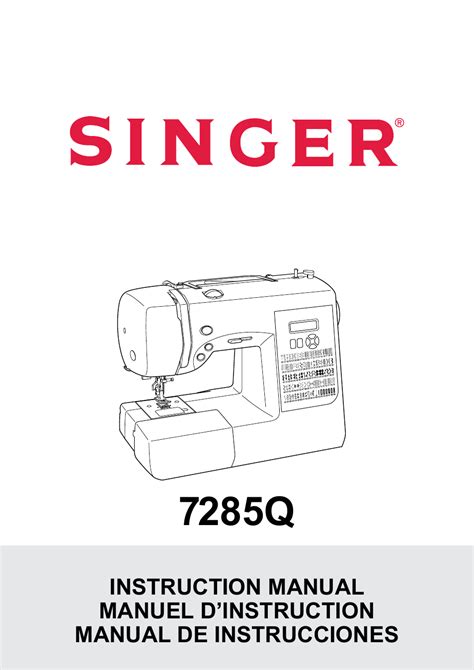 Singer 212w140 Sewing Machine User Manual