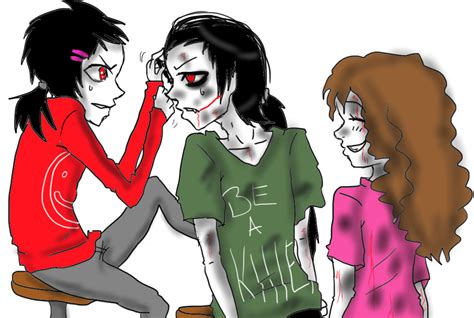 Sally, Jeff The Killer, And Mikael-We can be twins by MikaelBratLoni on DeviantArt